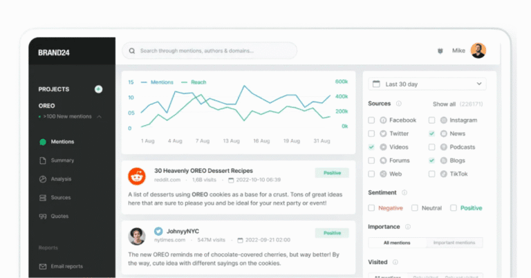 Custom alerts with branded report options