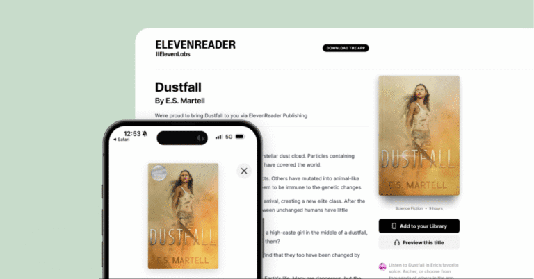 Craft ultra-realistic voiceovers with AI