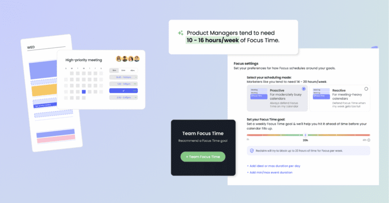 AI auto-schedules tasks, meetings, and habits