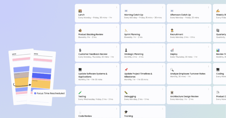 Integrates seamlessly with calendars and tools