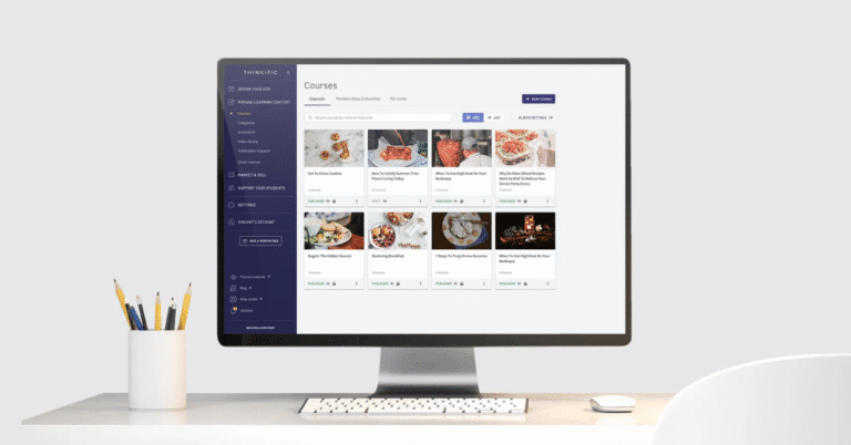 Engage learners via quizzes, live lessons, communities