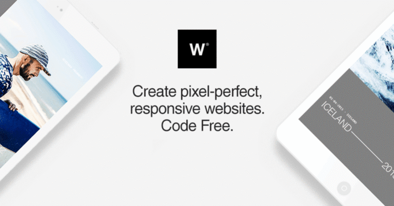 Design custom websites without any code