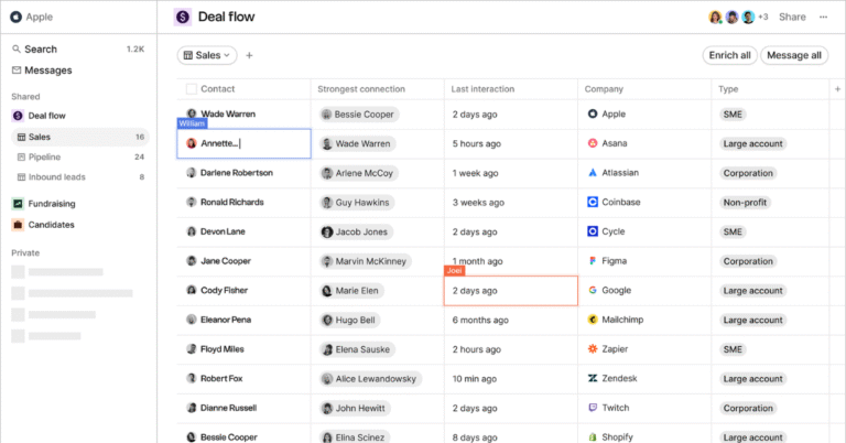 Collaborate seamlessly via real-time team updates