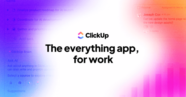 Everything app: tasks, docs, chat, more