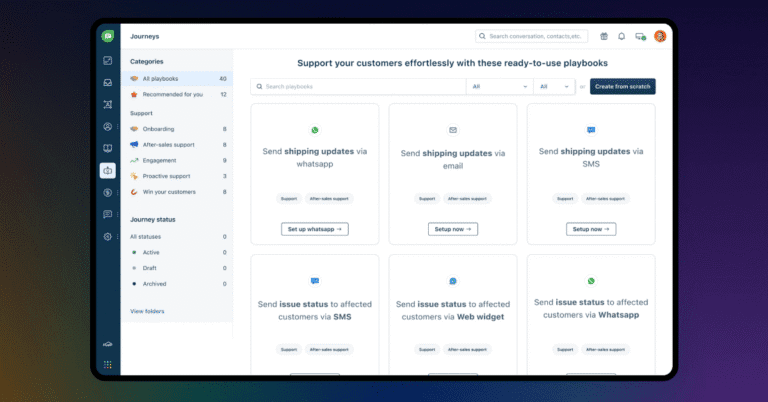 Instant customer engagement with live chat