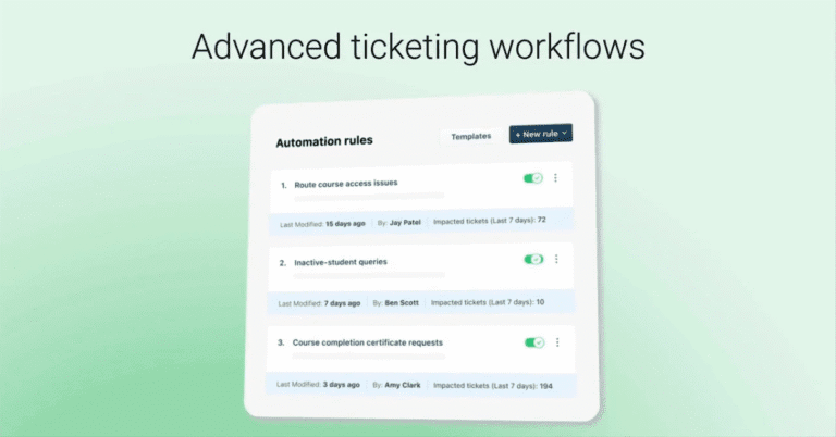 Streamline ticketing with AI and automation