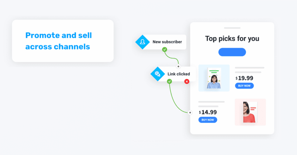 Host webinars directly within marketing tools