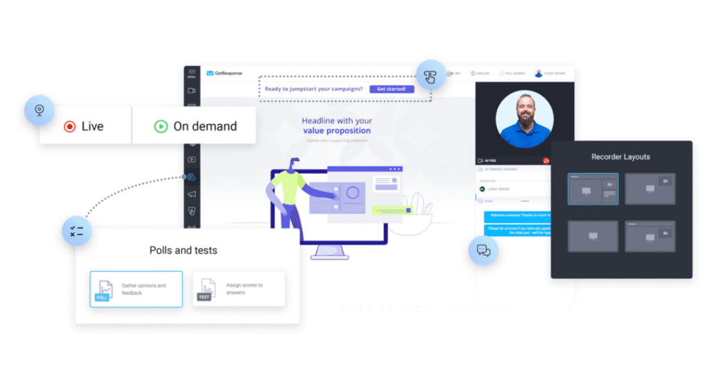 Track results with real-time analytics