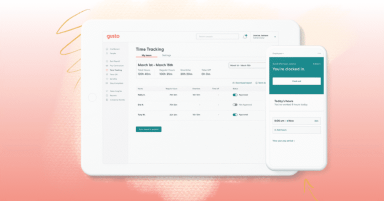 Onboard, track time, and manage hiring effortlessly