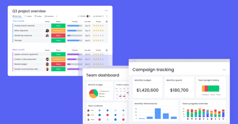 Collaborate through updates and comments