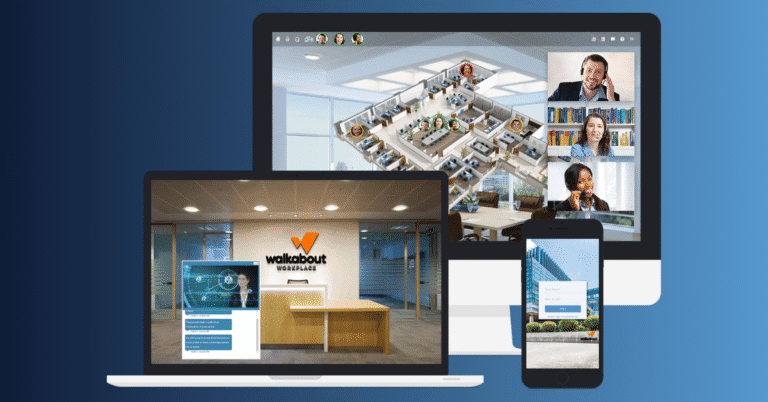 Click to visit colleagues via real-time video