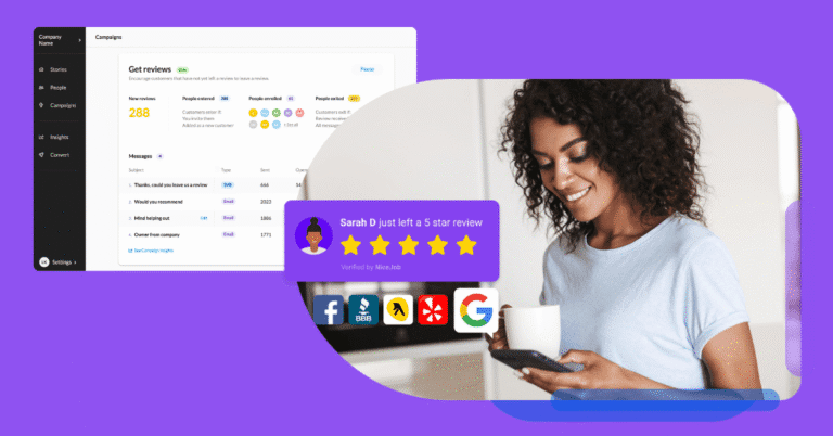 Share social proof across channels and platforms