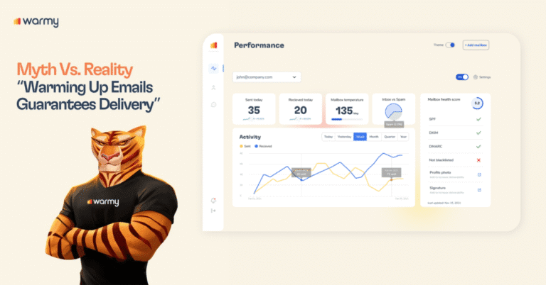 Track deliverability and domain health in real time